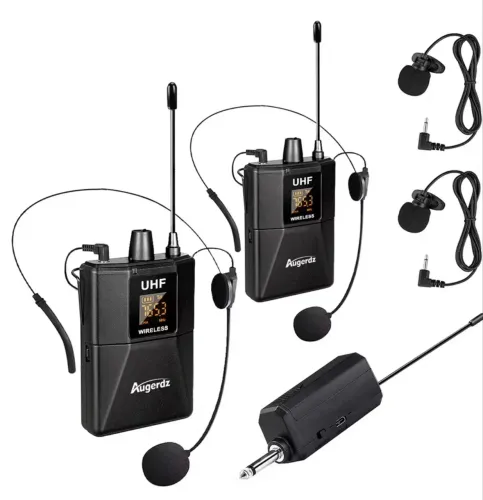 Kit Microfones sem fio UHF