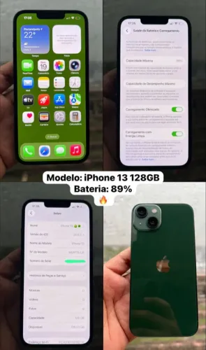 IPHONE 13 NORMAL 128GB 89% BATERIA