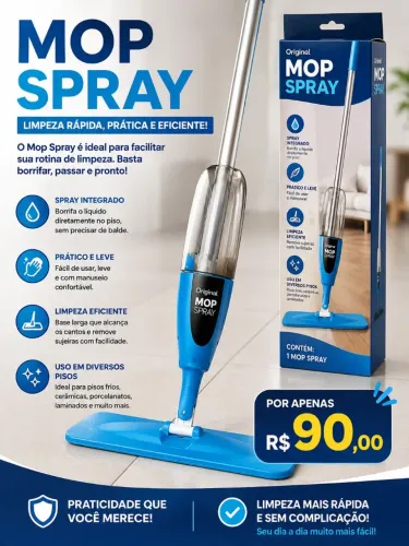 Rodo de limpeza Mop spray
