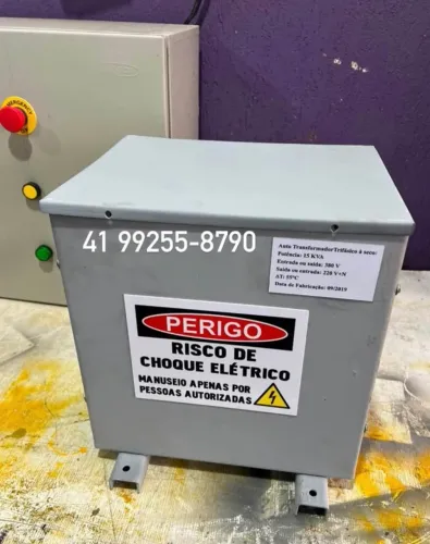 2 Transformadores 10 kva e 15 kva Trifásico 220v / 380v ou 380v / 220v Trafo