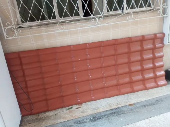 Telhas plásticas pvc colonial ecológica 79,00  unid.
