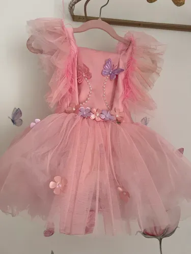 Vestido 1 ano jardim encantado