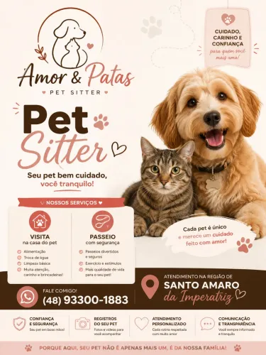 Pet Sitter em Santo Amaro da Imperatriz