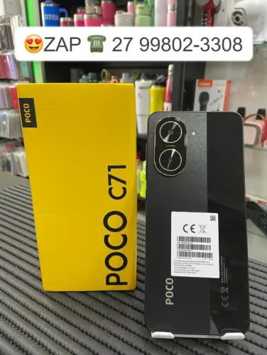 ''POCO C71 128GB 4GB RAM Dual SIM Tela 6.88"