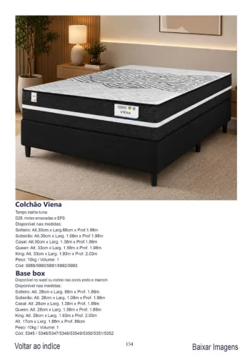 Cama Box King Size Colchão e Base 