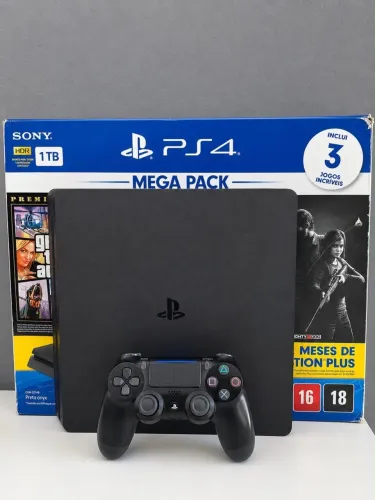 PS4 slim pego ps3 no negocio c/ volta