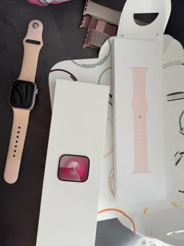 Apple Watch Series 9 41 mm GPS Rosa | Bateria 100% | Caixa e acessórios completos