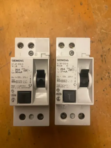Disjuntor diferencial Siemens 25A bipolar
