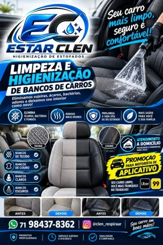 Limpeza e Higienização de estofados