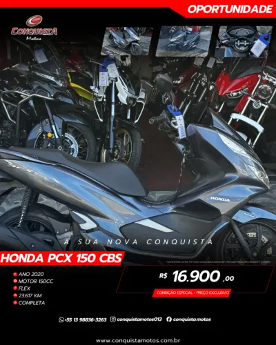 Pcx 150 CBS 2020 - Apenas 23.617Km (Com garantia)