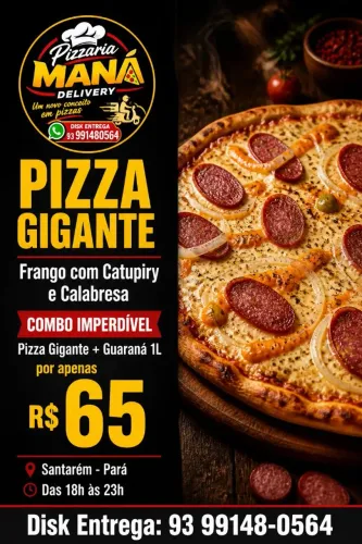 Pizzaria MANÁ DELIVERY