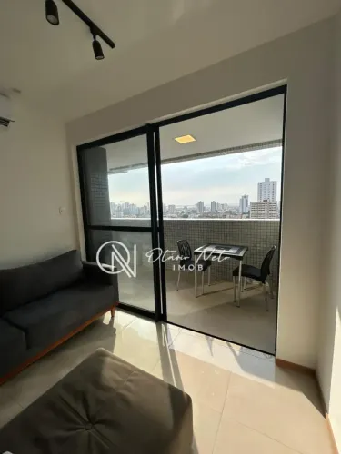 Alugo loft de 48m² no Ed. W Residence | Bairro do Marco | Mobiliado | R$ 4.800