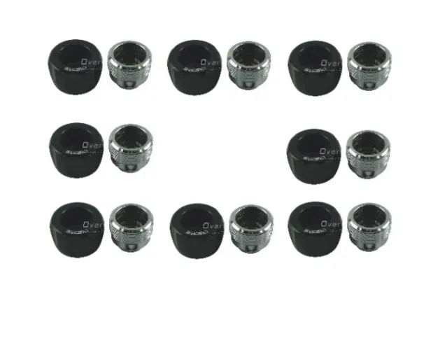 (NOVO) Kit 8x Fitting Conector 14mm G1/4 Tubo Rígido XAL Bykski Water Cooler Walter Cooler
