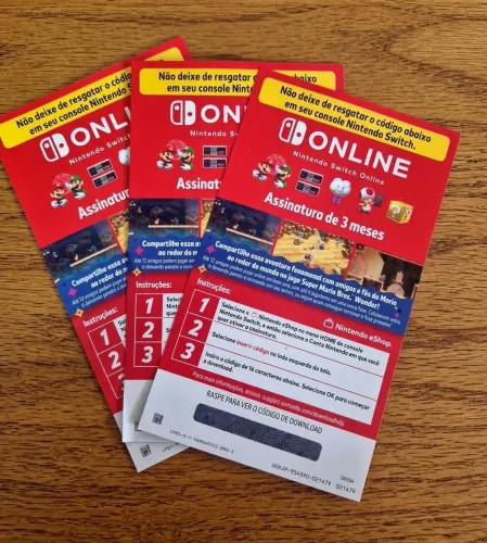 Nintendo Switch 3 Meses Assinatura - Faço Olx pay - Serve para Oled, V1, V2 e Lite