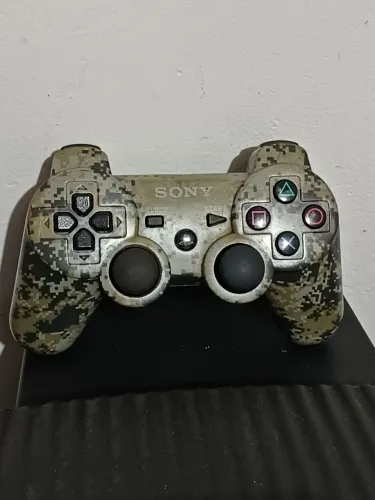 Controle Original Sony Playstation 3 Camuflado Minecraft 
