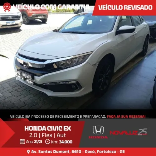 Honda Civic Sedan EX 2.0 Flex 16V Aut.4p 2021