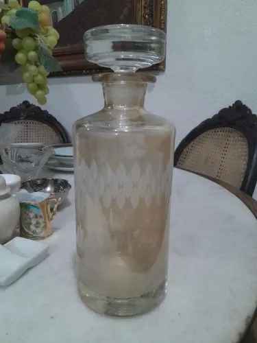 Licoreira vintage em cristal 