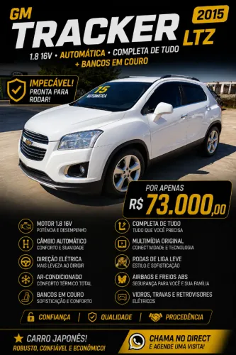 Chevrolet Tracker LTZ 1.8 16V Flex 4X2 Aut. 2015