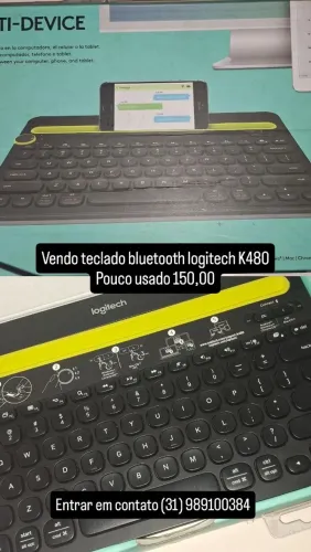 Teclado bluetooth logitech K480 