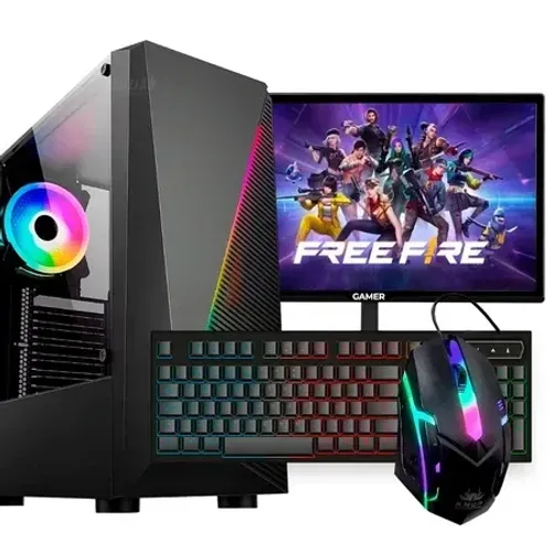 PC Gamer Completo, Intel Core i5, GT 210, 12GB de Ram, SSD 480GB, Monitor 19