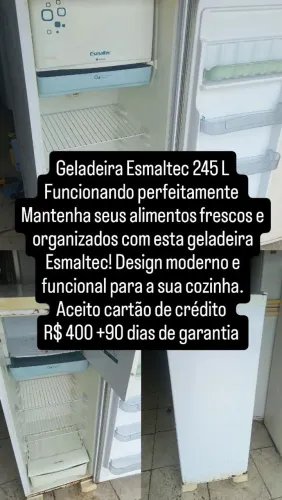Geladeira Esmaltec 245 L