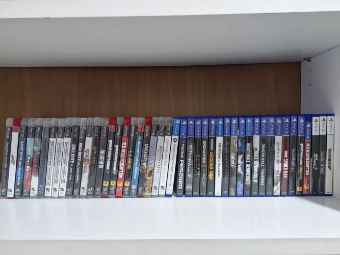Super pacote de Jogos - PS4 e PS3 (45 jogos)