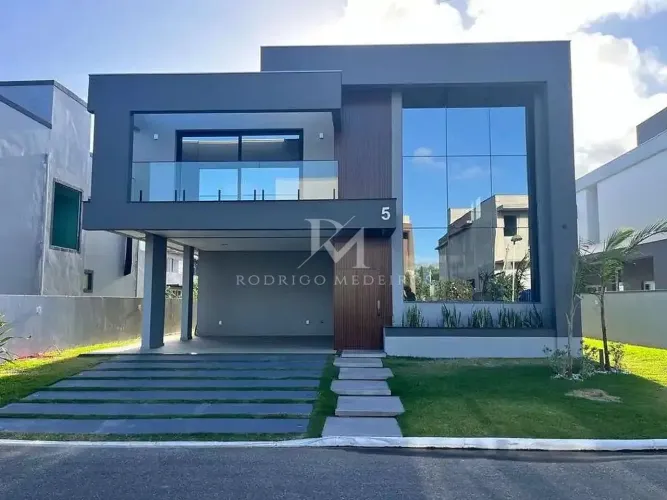 Casa em condomínio fechado com 4 suítes no Campeche, Florianópolis/SC