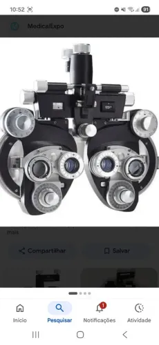 Refrator manual reichert ultramatic modelo ao, na caixa