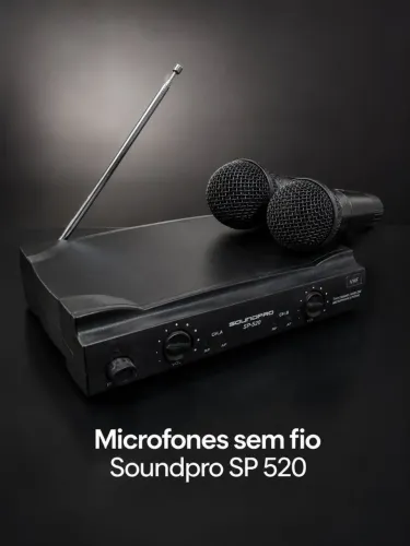 Microfones sem Fio Soundpro SP520