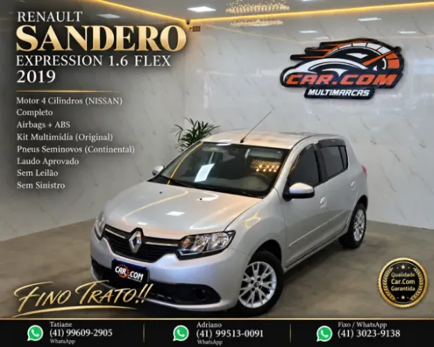 Renault Sandero Expression Flex 1.6 16V 5P 2019