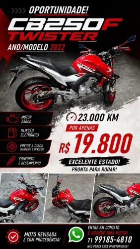 CB250F TWISTER 2022