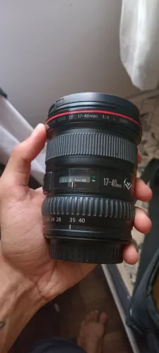 Lente Canon EF L 17-40 4.0 sem detalhes