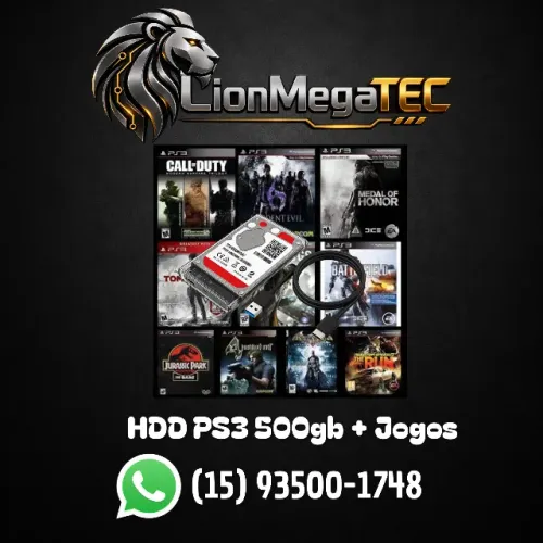 HD Externo para PS3 500gb