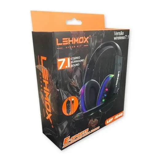 Fone Headset Gamer com fio USB PC.