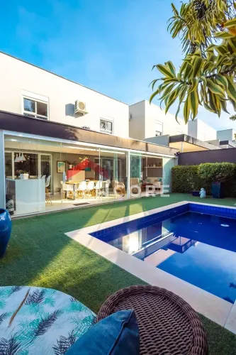 Casa de condomínio em Rua José Germano - Jardim Residencial Dona Lucilla - Indaiatuba/SP