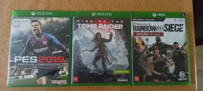 3 JOGOS DE XBOX ONE
