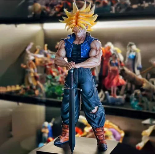 Estatueta Trunks super sayajin