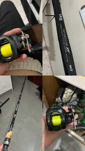 Kit de pesca, troco por pc