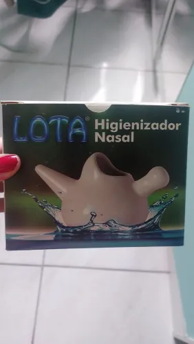 Higienizador nasal. Lota. Cerâmica. 