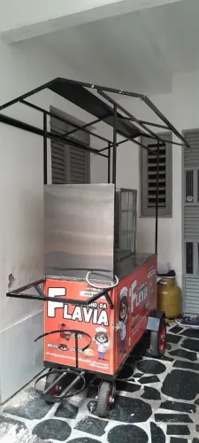 Carrinho para venda de lanches