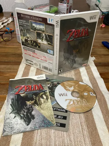 Jogo Original Nintendo Wii The Legend of Zelda Twilight Princess completo