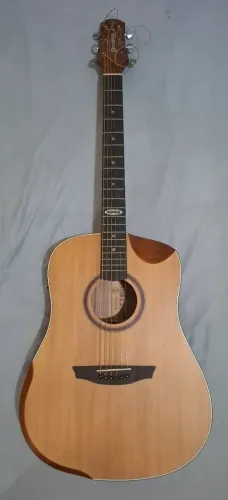 Violão Eletrico Folk Strinberg Black Sd201hcr Natural C/ Bag