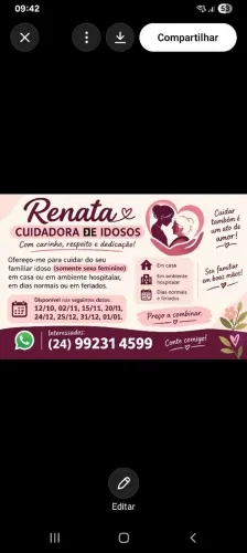 Cuidadora de Idosos