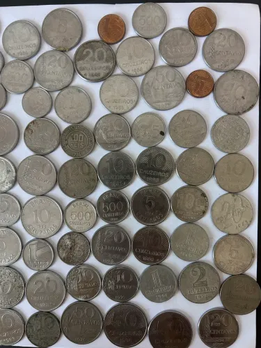 Lote moedas antigas