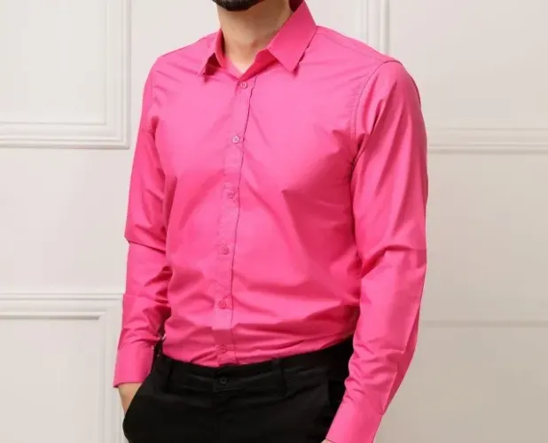 Camisas sociais no atacado-P ao GG- Tecido algodao tricoline