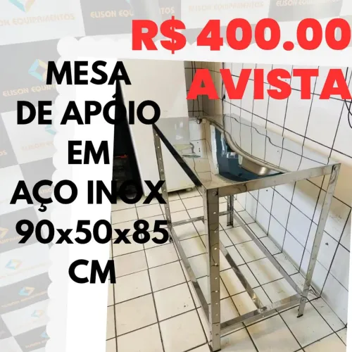Mesa inox 90x50x85