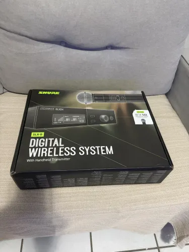 Microfone Shure SLXD4 beta 58A zerado (LACRADO)