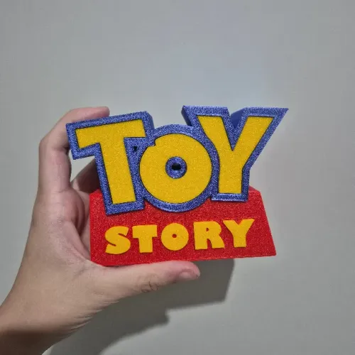 Toy Story Logotipo 12cm de Largura Impressão 3D