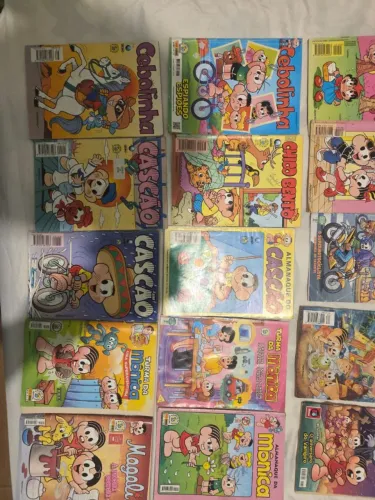 Kit 30 gibis turma da Mônica
