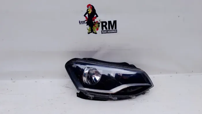 Farol Direito Gol Saveiro Voyage G6 Foco Duplo Friso Cromado
